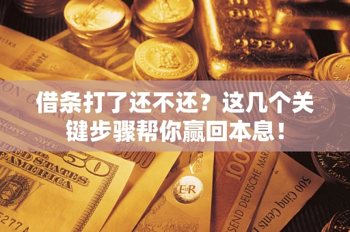 济南借条打了还不还？这几个关键步骤帮你赢回本息！