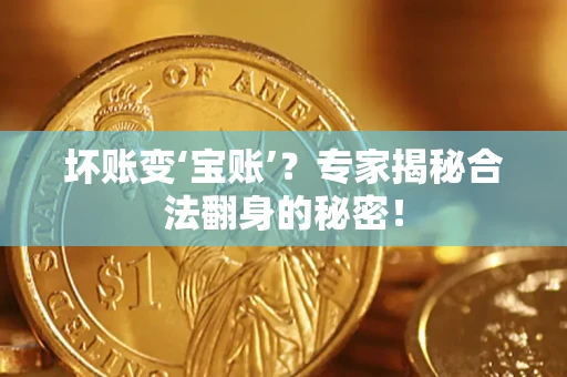 济南坏账变‘宝账’？专家揭秘合法翻身的秘密！