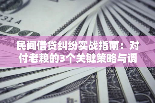 济南民间借贷纠纷实战指南：对付老赖的3个关键策略与调解盲区解析