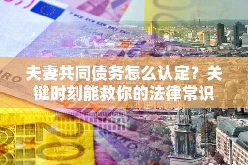 济南夫妻共同债务怎么认定？关键时刻能救你的法律常识
