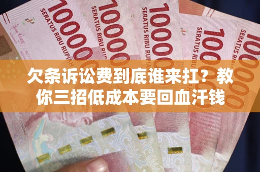 济南欠条诉讼费到底谁来扛？教你三招低成本要回血汗钱